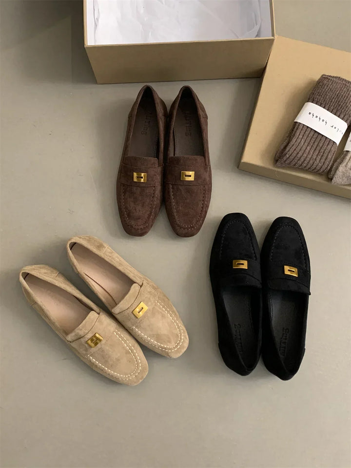 Serelle | Mocassins en daim