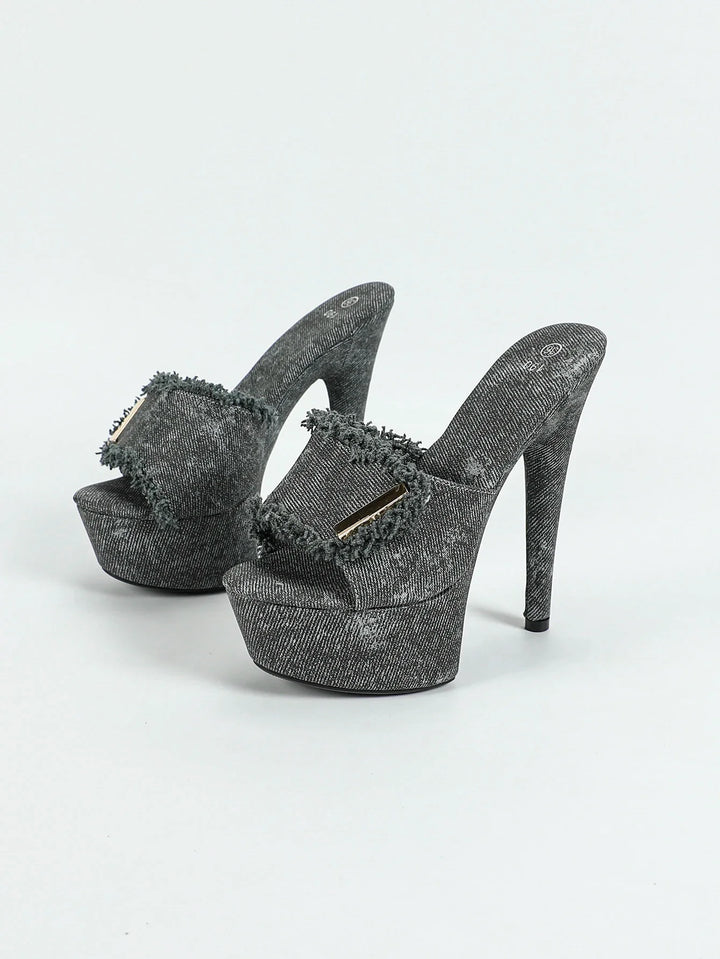 Azélia | Platform Mule Heels