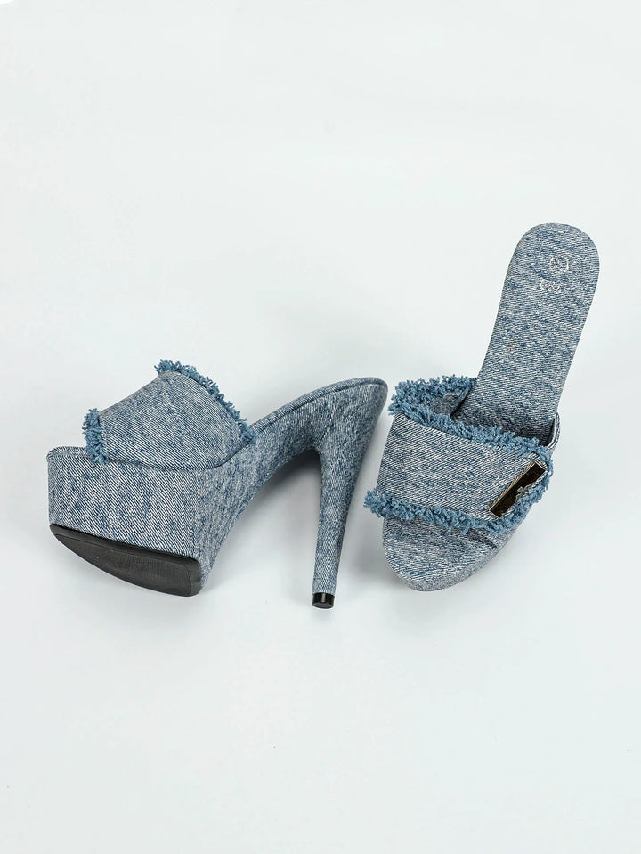 Azélia | Platform Mule Heels
