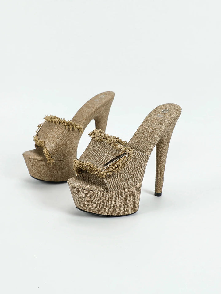 Azélia | Platform Mule Heels