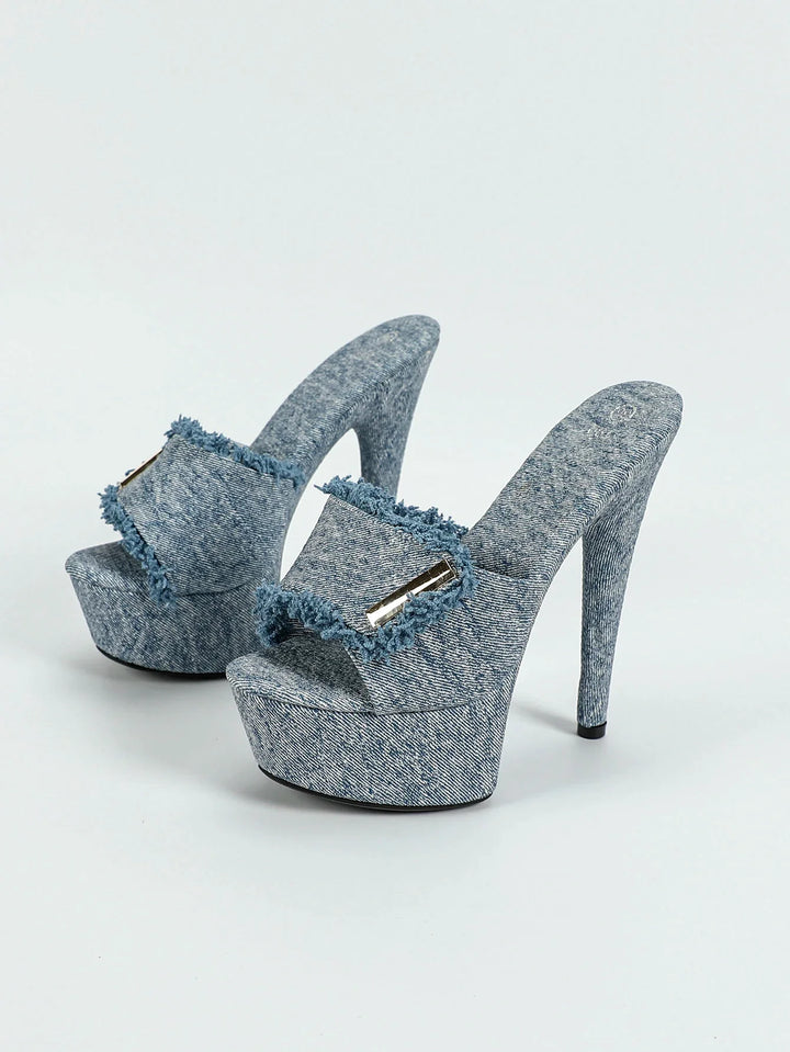 Azélia | Platform Mule Heels