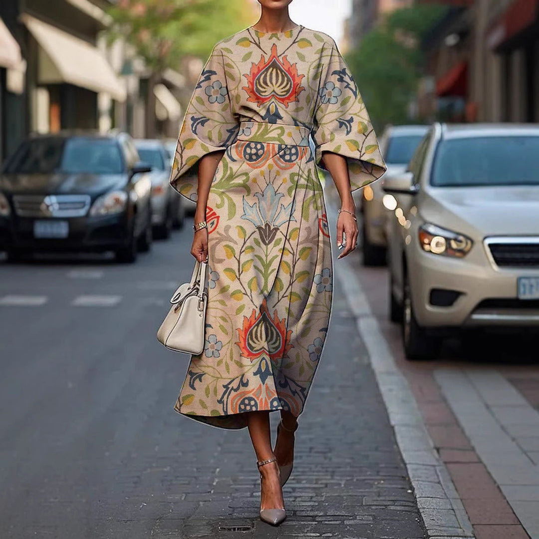 Elmyra | Floral Midi Dress