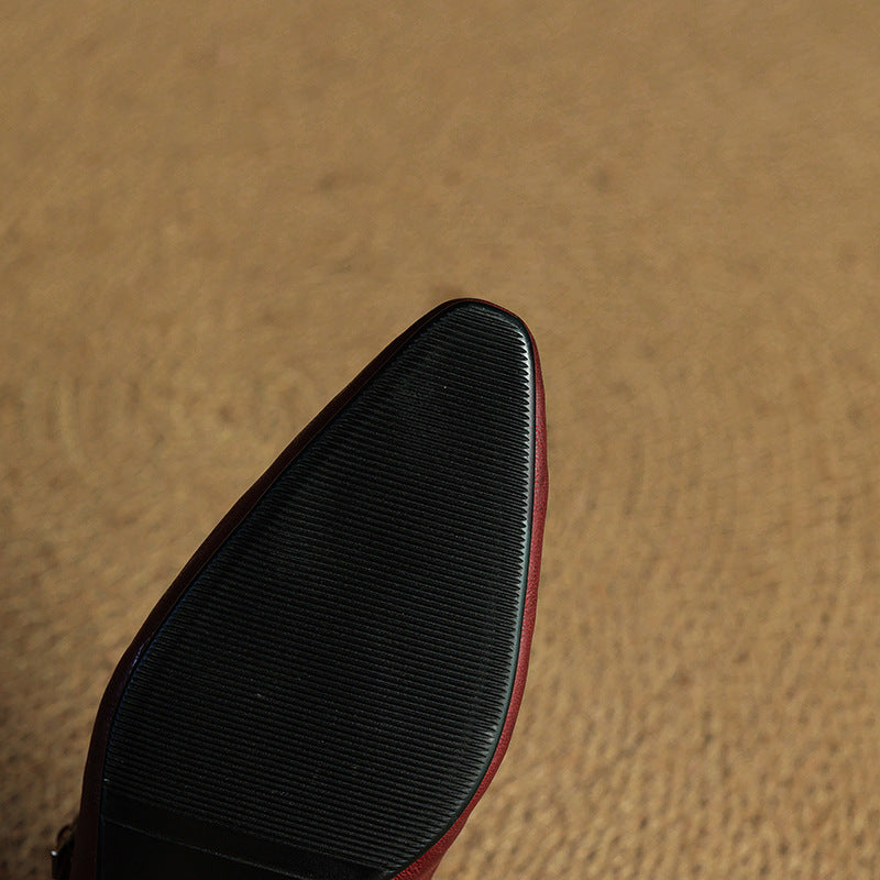 Brooklyn | Leather Mary Jane Mules