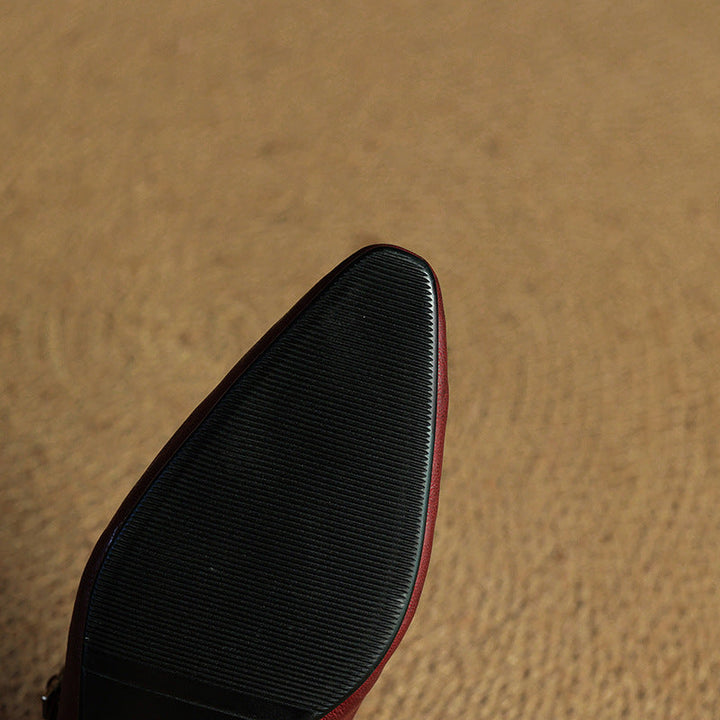 Brooklyn | Leather Mary Jane Mules