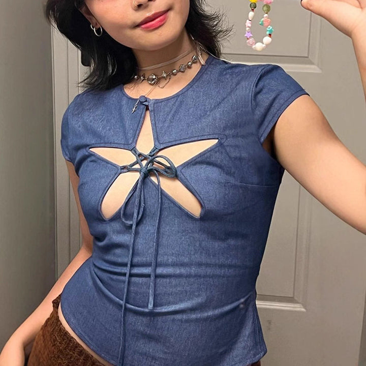 Starline | Cut-Out Lace Top