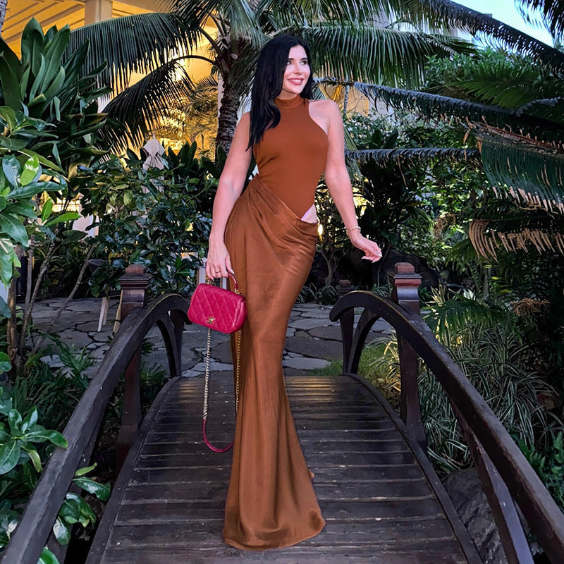 Seralya | Draped Maxi Dress