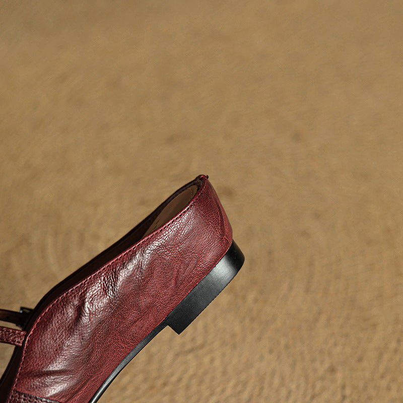 Brooklyn | Leather Mary Jane Mules