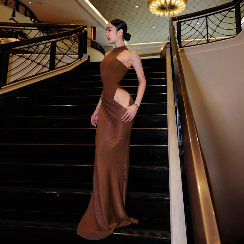 Seralya | Draped Maxi Dress