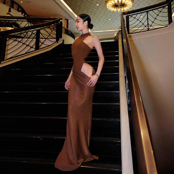 Seralya | Draped Maxi Dress