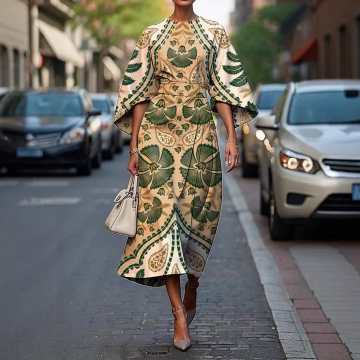 Elmyra | Floral Midi Dress