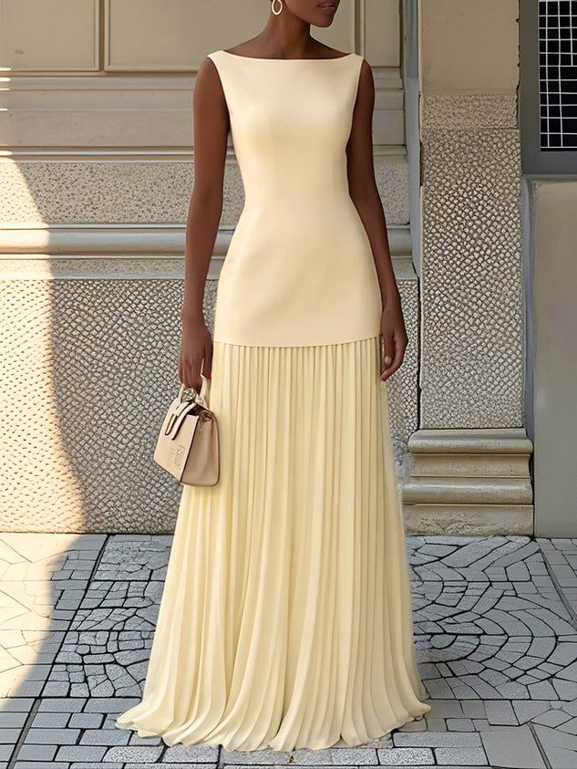 Nysera | Pleated Maxi Dress
