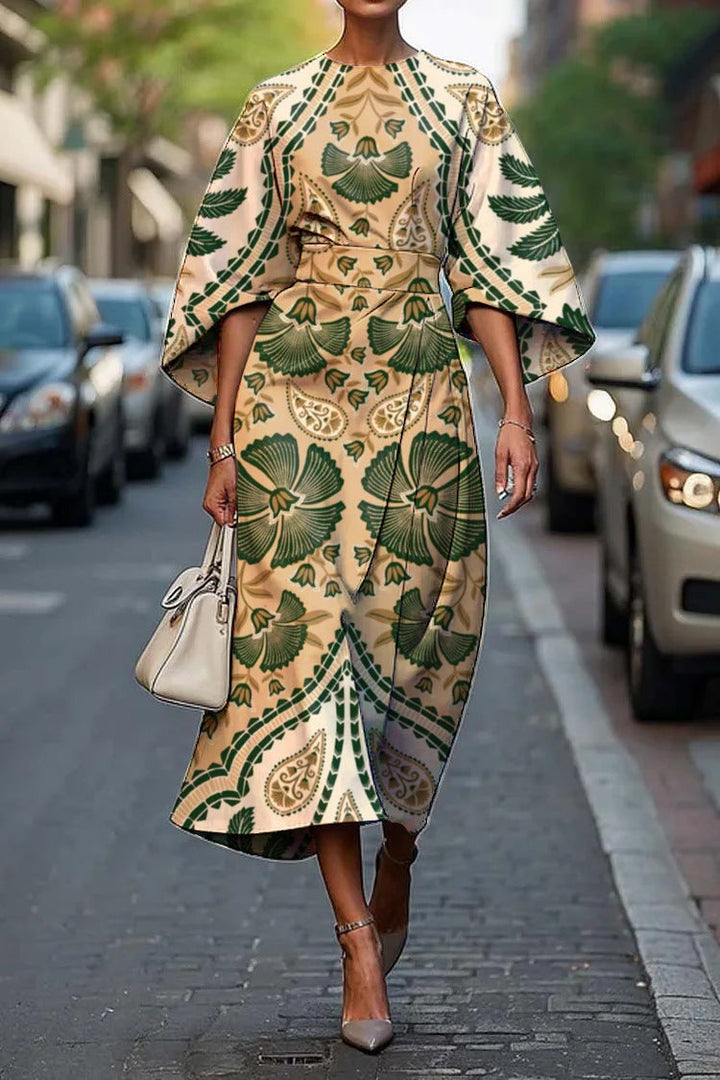 Elmyra | Floral Midi Dress