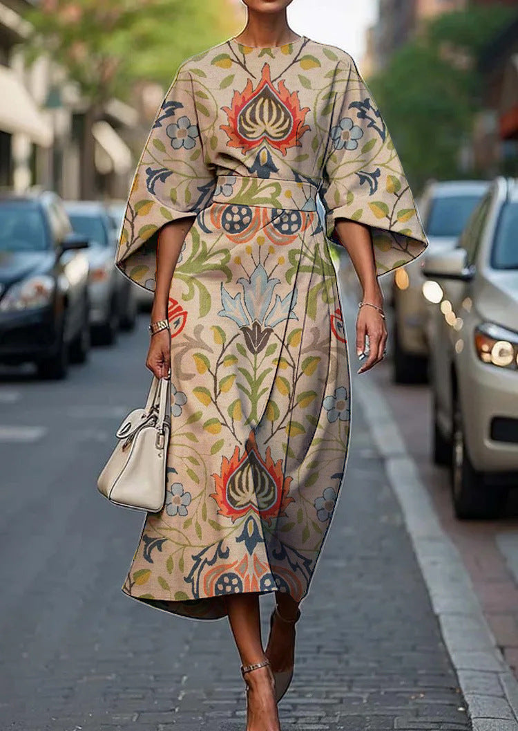 Elmyra | Floral Midi Dress
