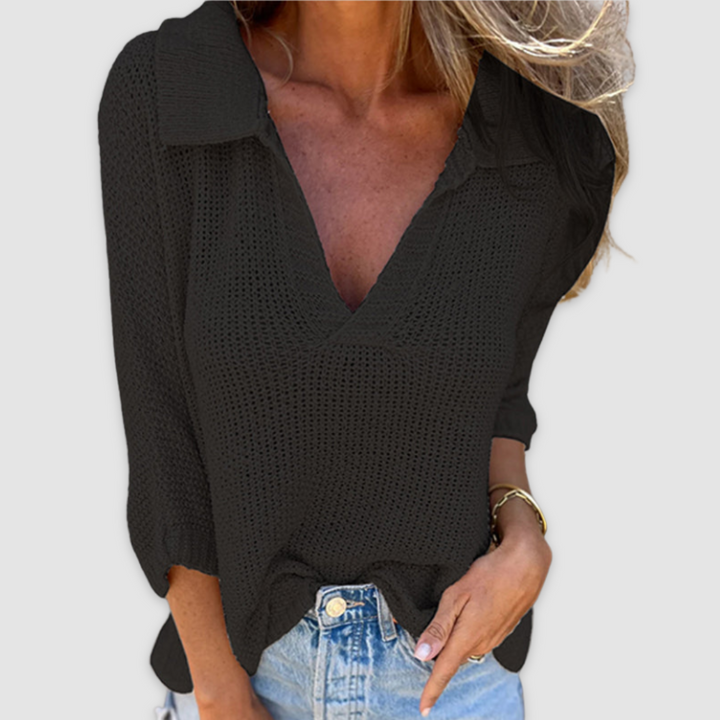 Luné | V-Neck Flow Top