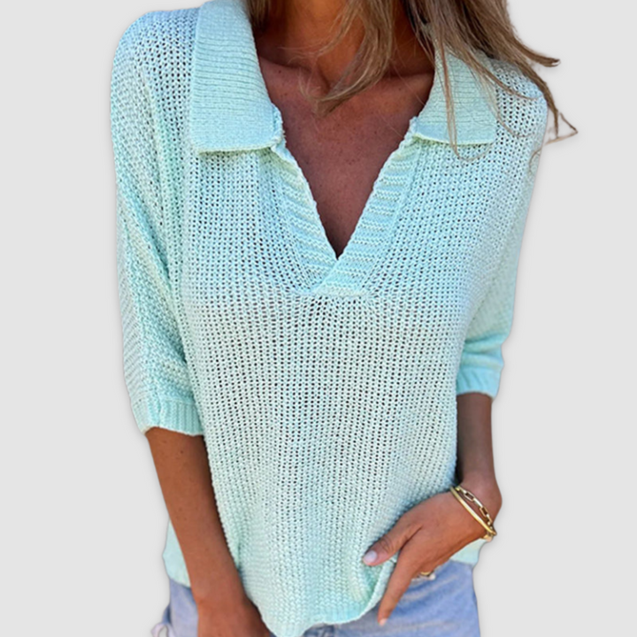 Luné | V-Neck Flow Top