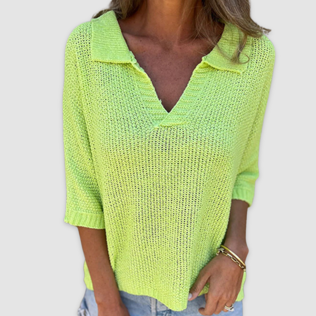 Luné | V-Neck Flow Top