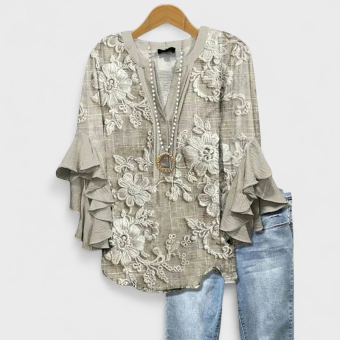 Virelya | Floral Blouse