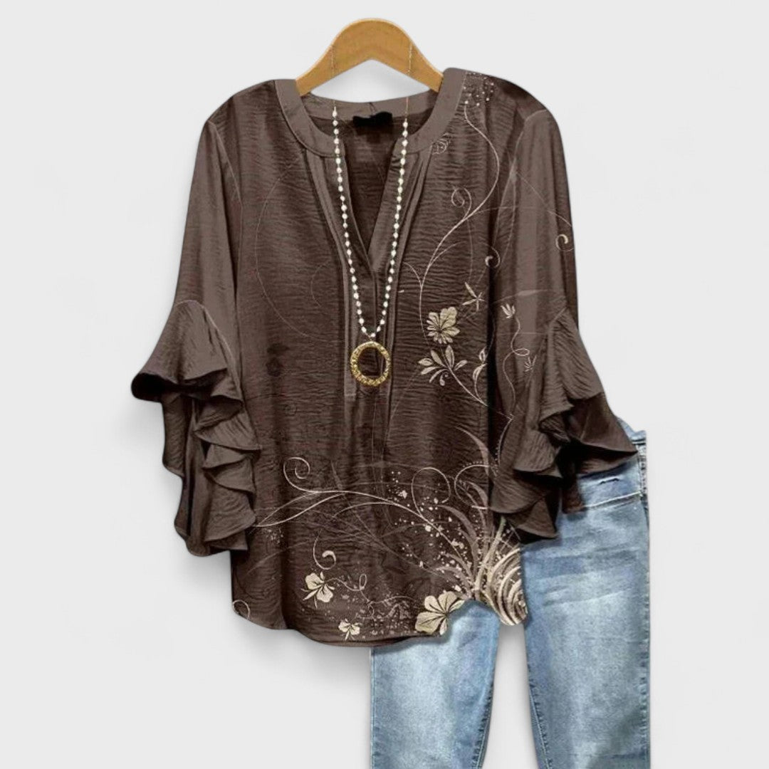 Virelya | Floral Blouse