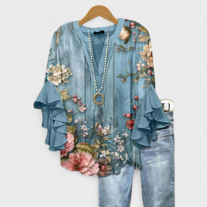 Virelya | Floral Blouse