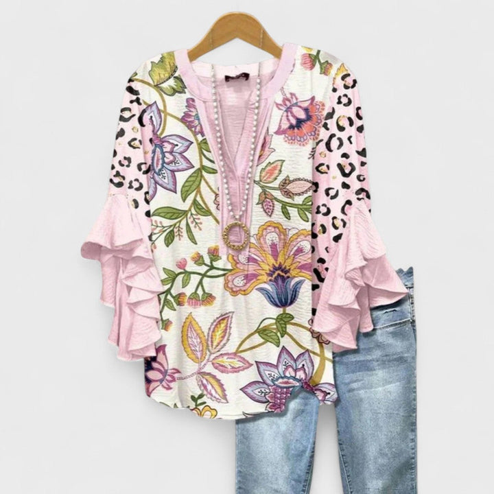 Virelya | Floral Blouse
