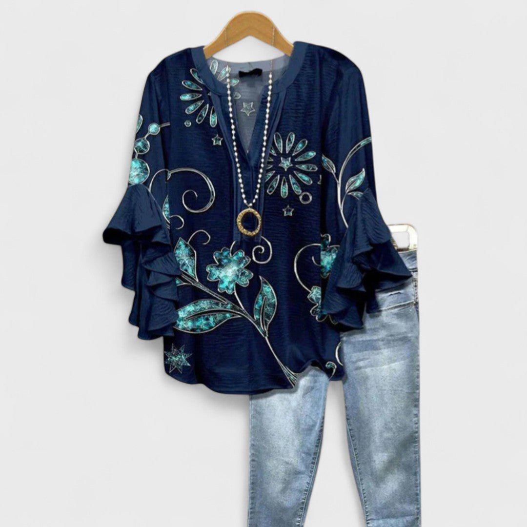 Virelya | Floral Blouse