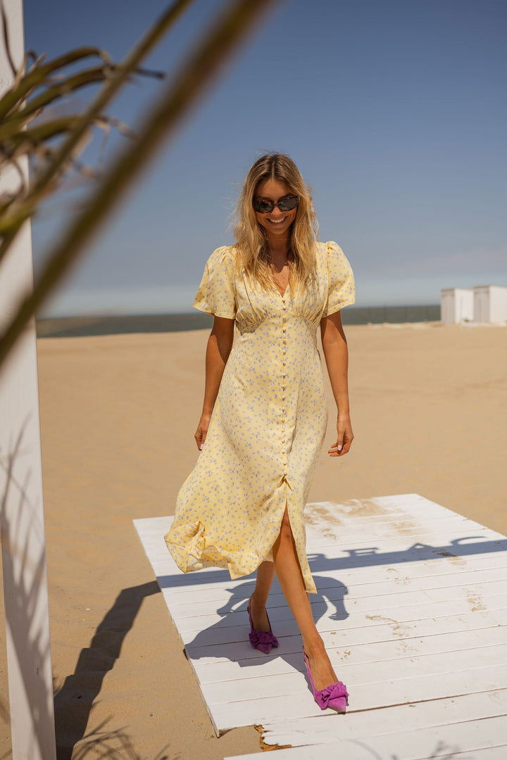 Megan | Floral Midi Dress