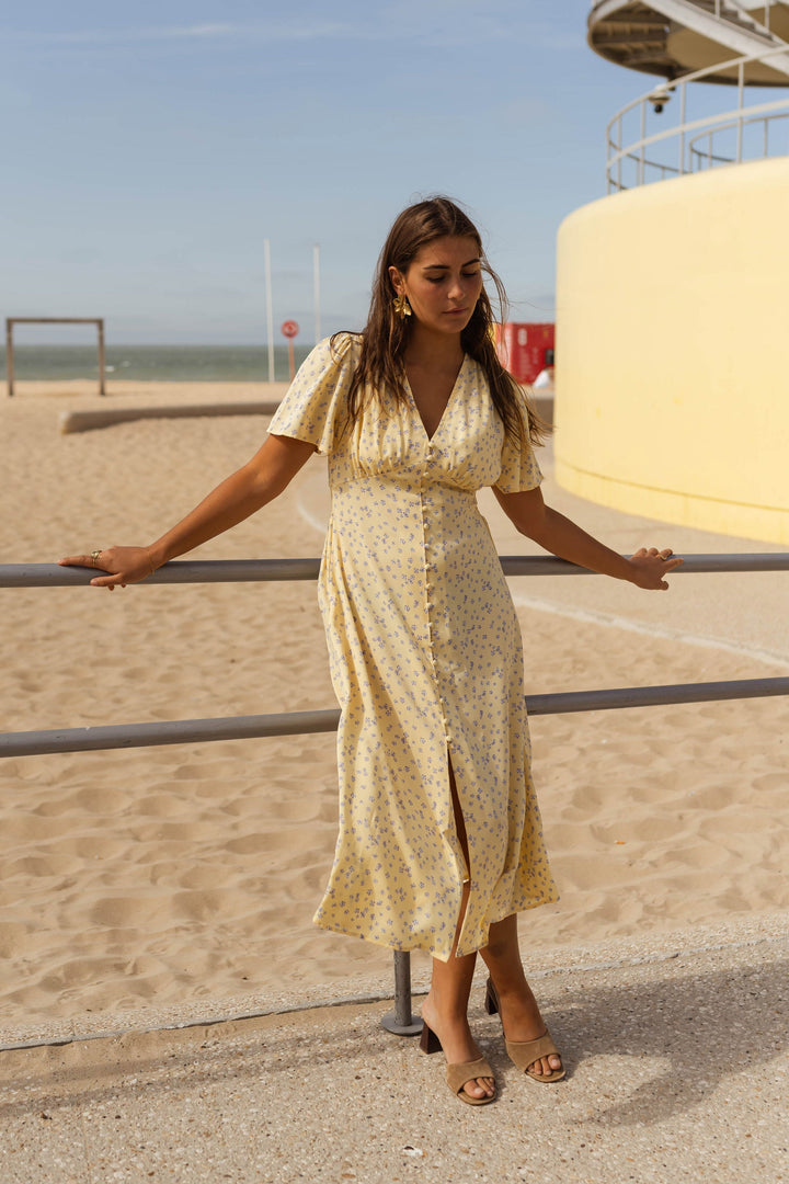Megan | Floral Midi Dress