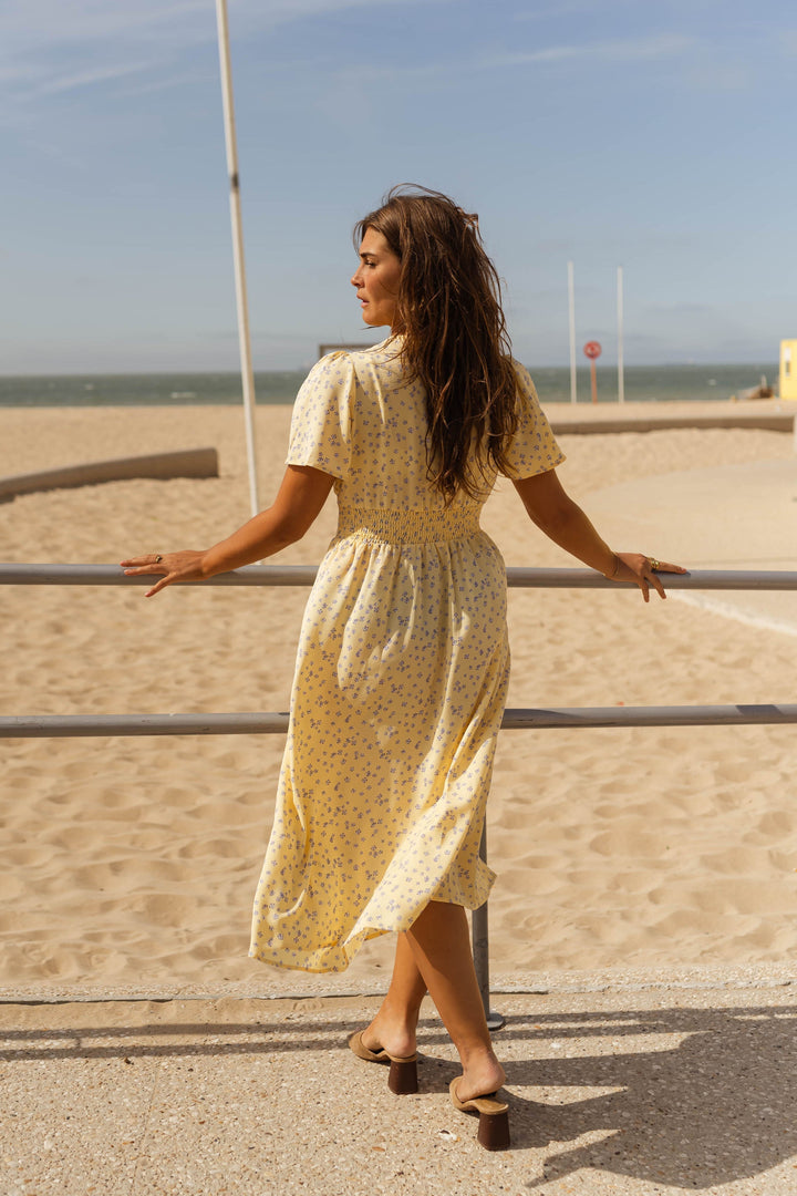 Megan | Floral Midi Dress