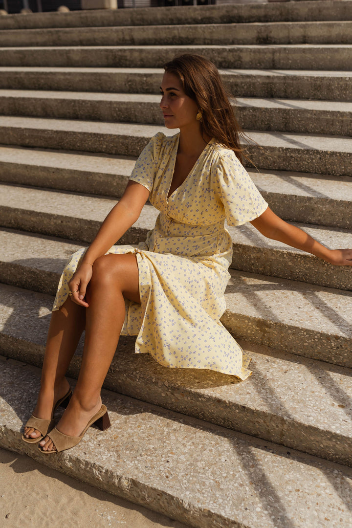 Megan | Floral Midi Dress