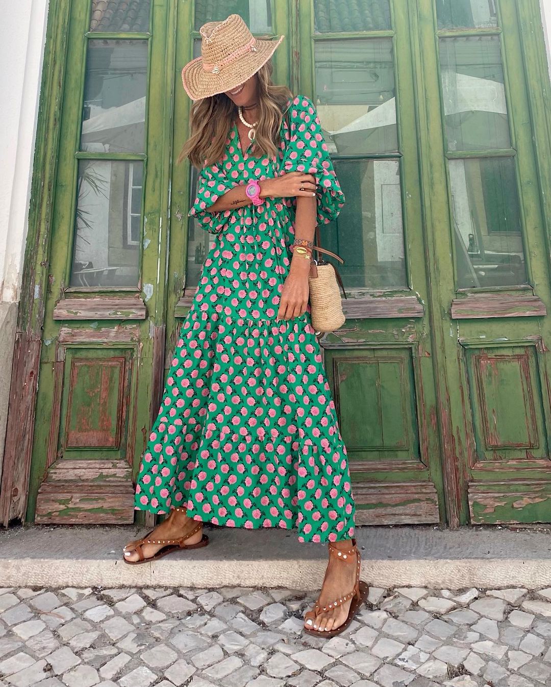 Indira | Boho Maxi Dress