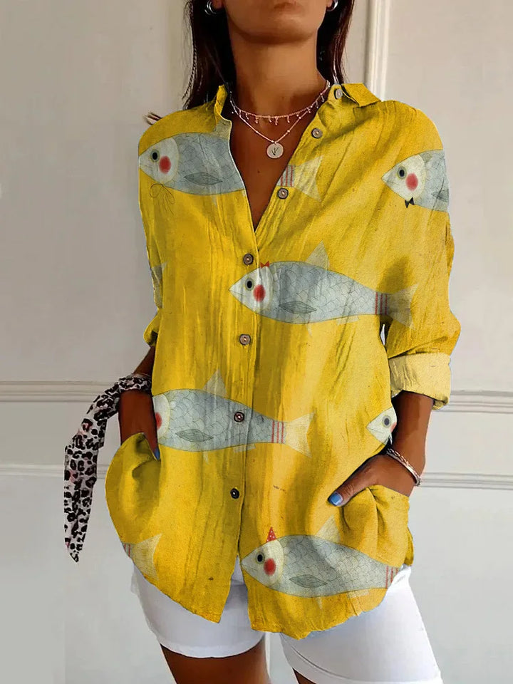 Kora | Floral Button Blouse