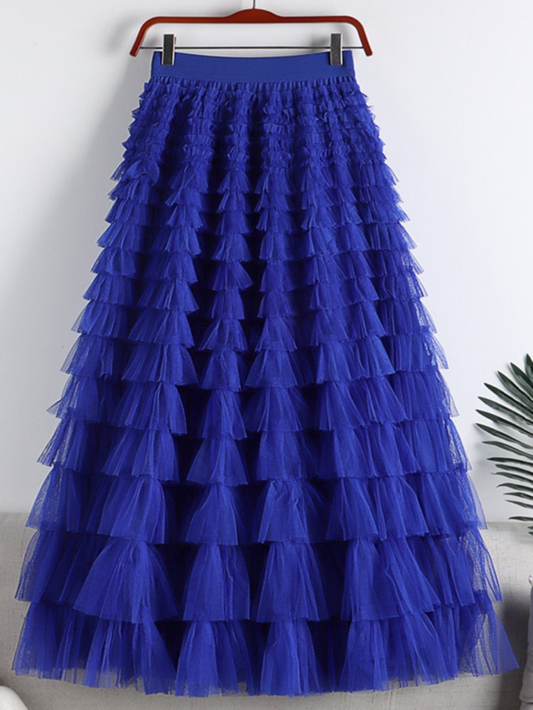 Velina | Layered Maxi Skirt