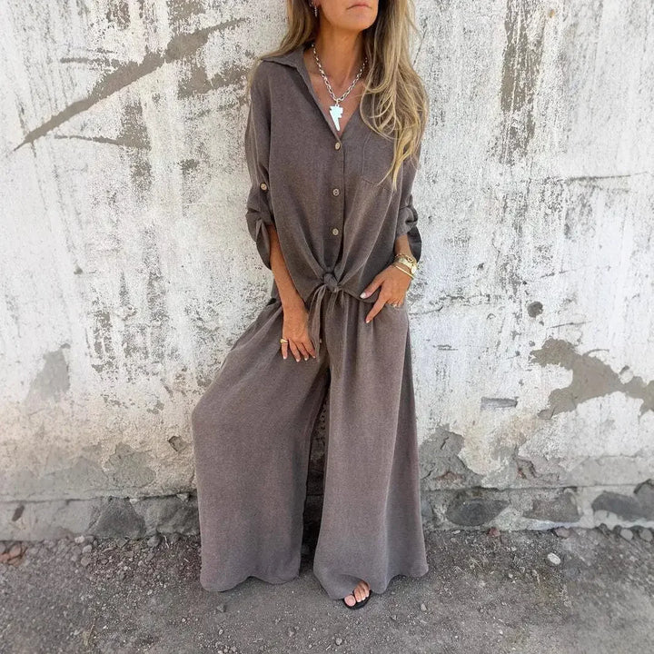 Mallory | Draped Two-Piece Set