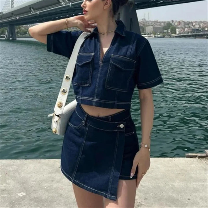 Romy | Denim Set