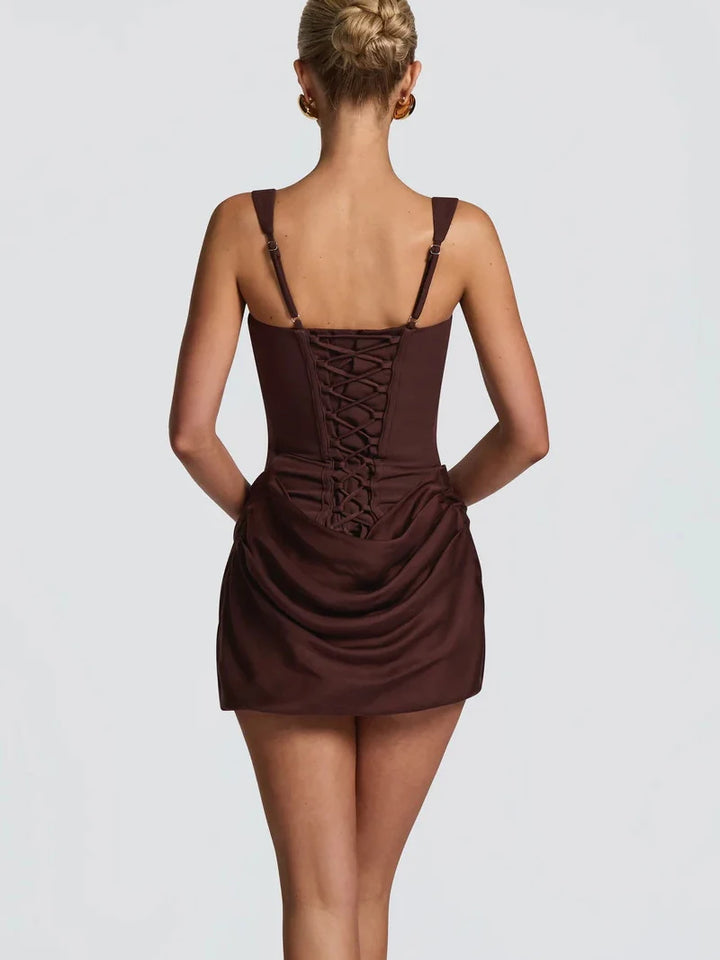 Zela | Pleated Hem Mini Dress