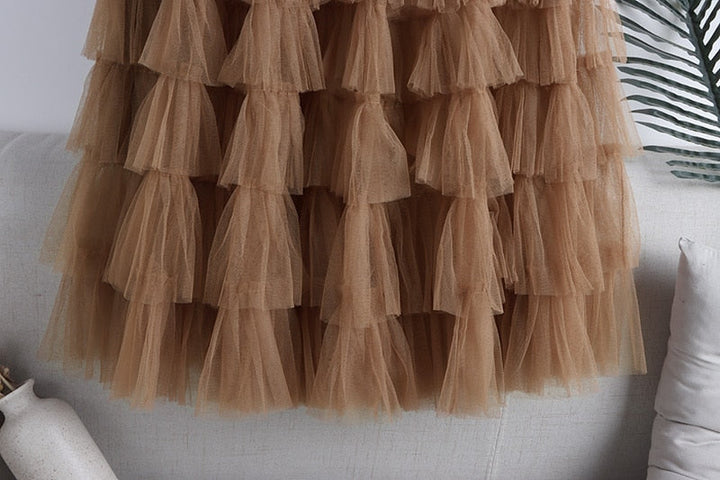 Velina | Layered Maxi Skirt