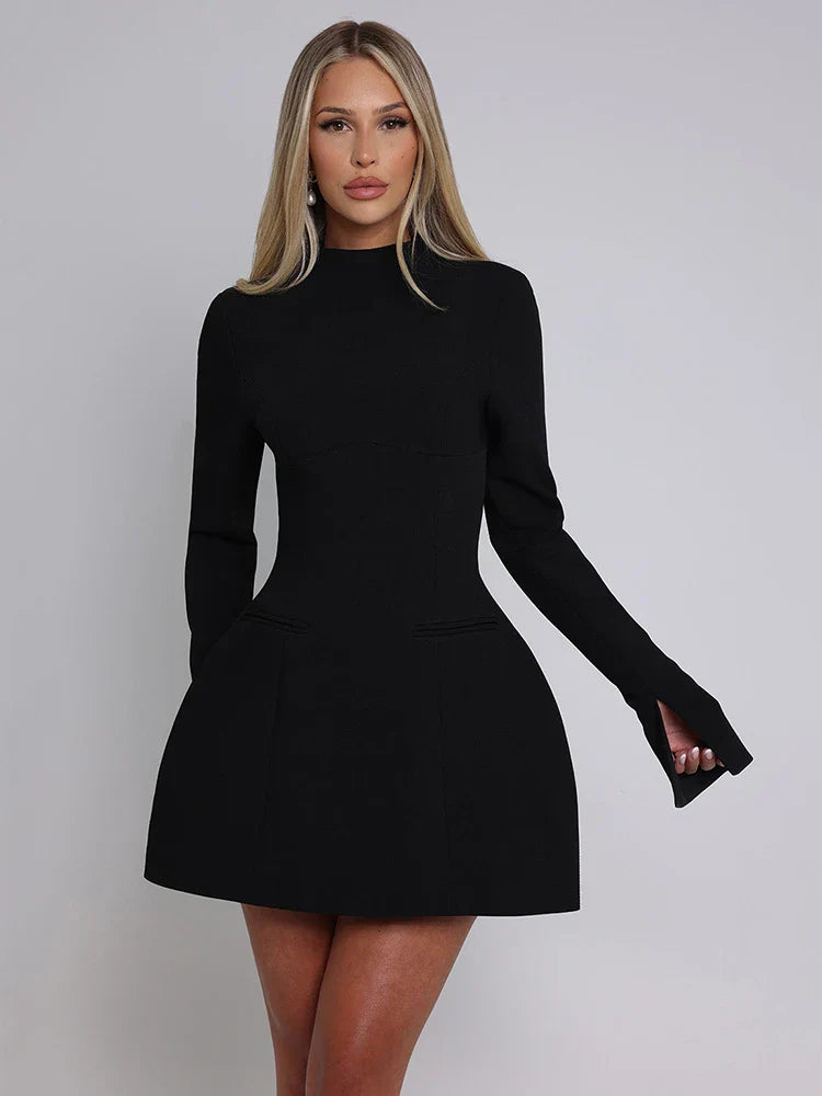 Anara | High Neck Mini Dress