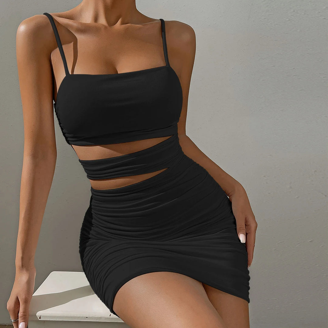 Zavira | Cut-Out Bodycon Mini Dress