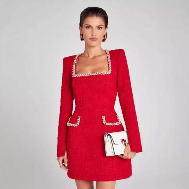 Jo | Trim Detail Mini Dress