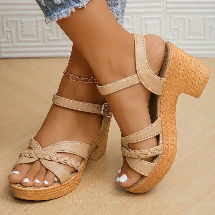 Kaitlyn | Braided Platform Sandals