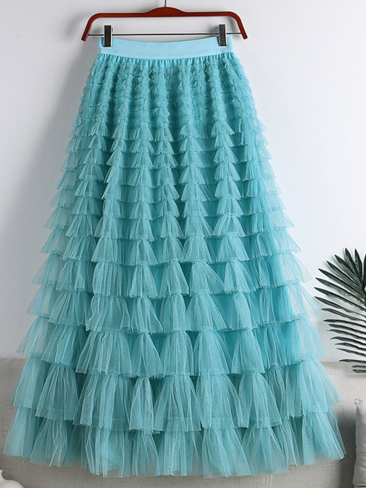 Velina | Layered Maxi Skirt