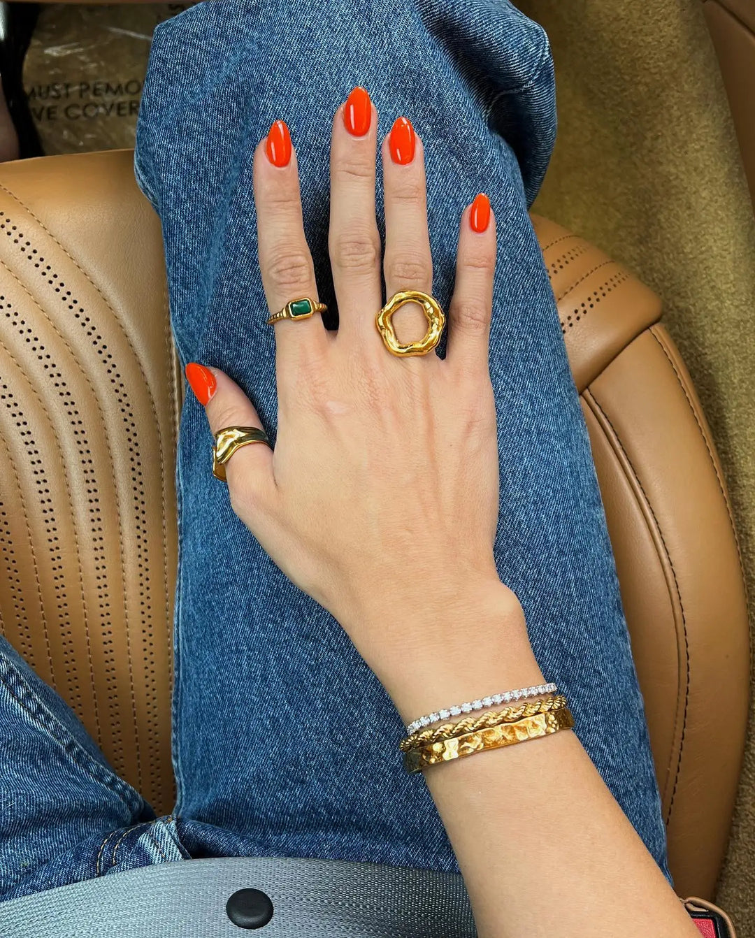 Ocean-Inspired Ring Set