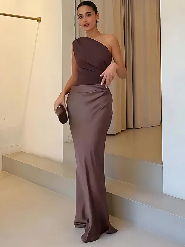 Avelora | One-Shoulder Maxi Dress