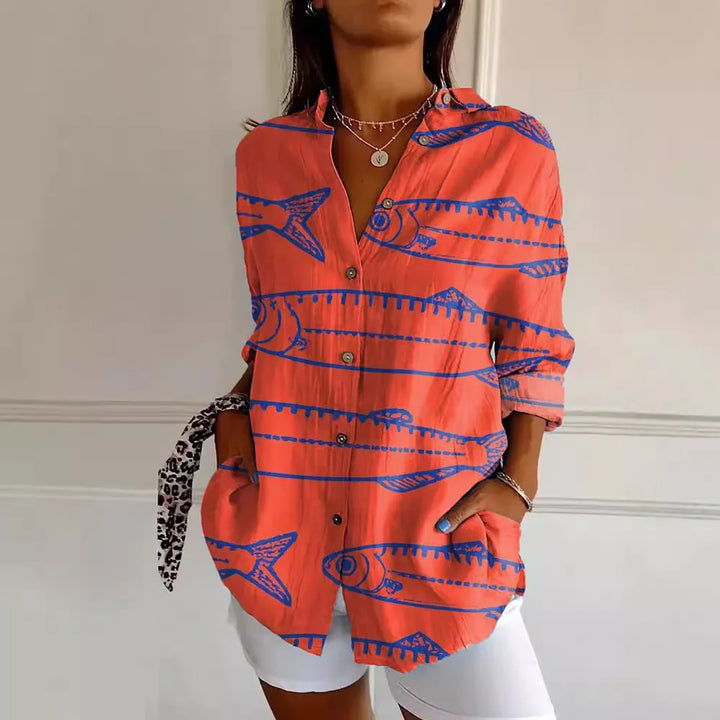 Kora | Floral Button Blouse