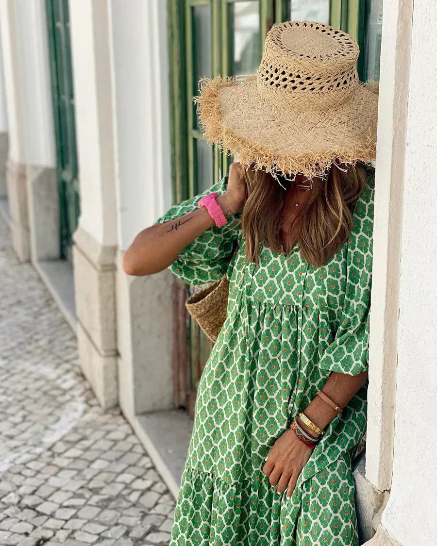 Indira | Boho Maxi Dress