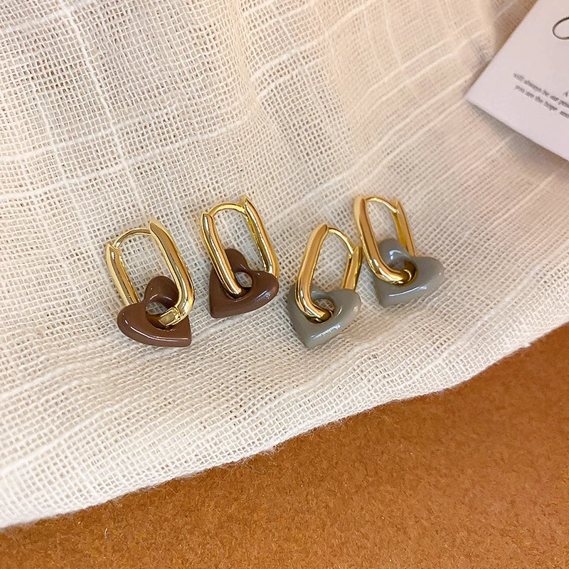 Elodie | Heart Earrings