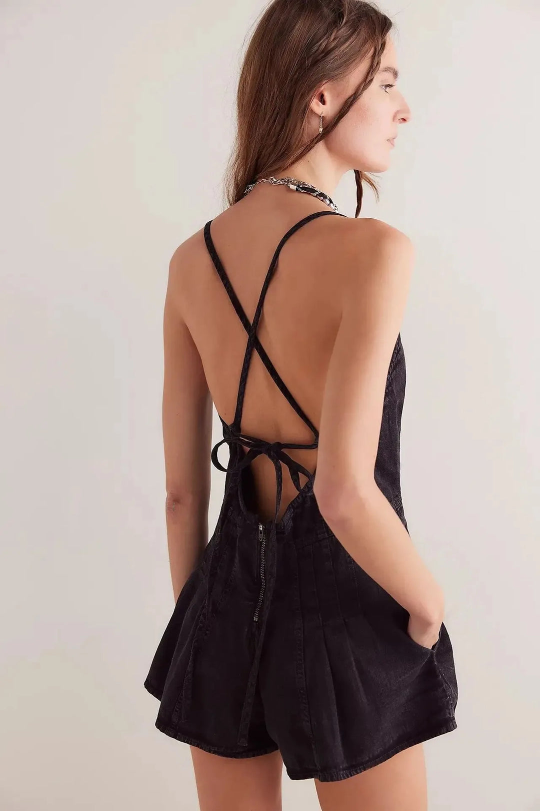 Alina | Denim Mini Dress