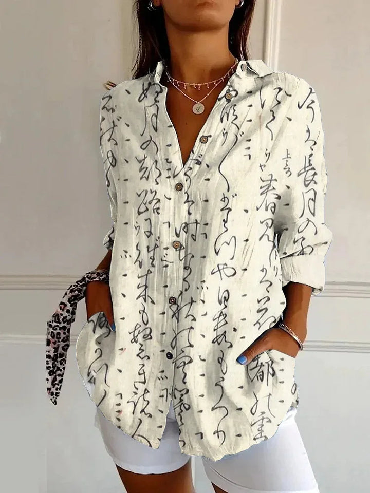 Kora | Floral Button Blouse