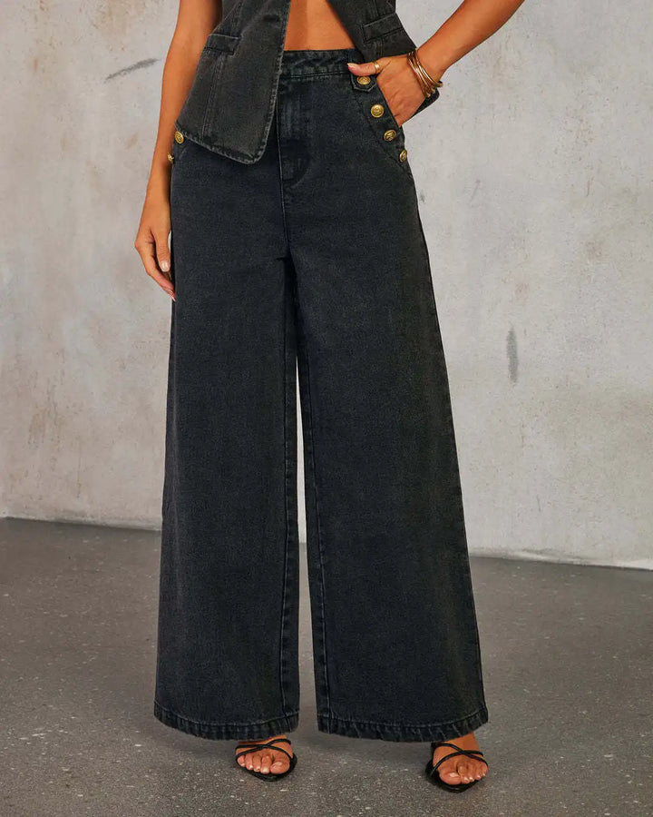 Angeline | Denim Two-Piece Set