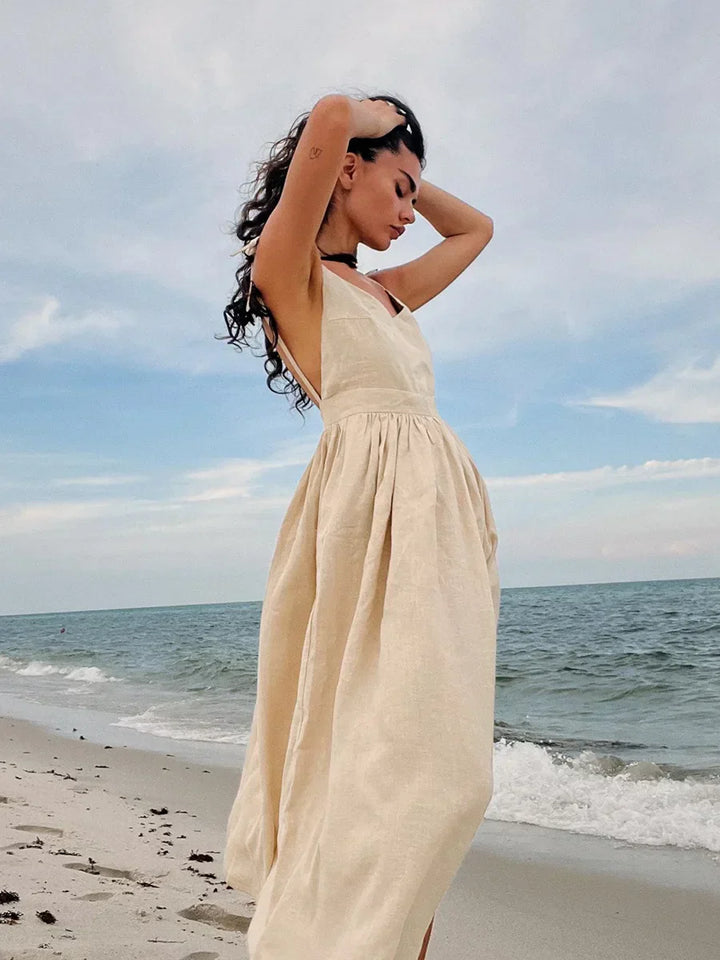 Elyra | Robe maxi en lin